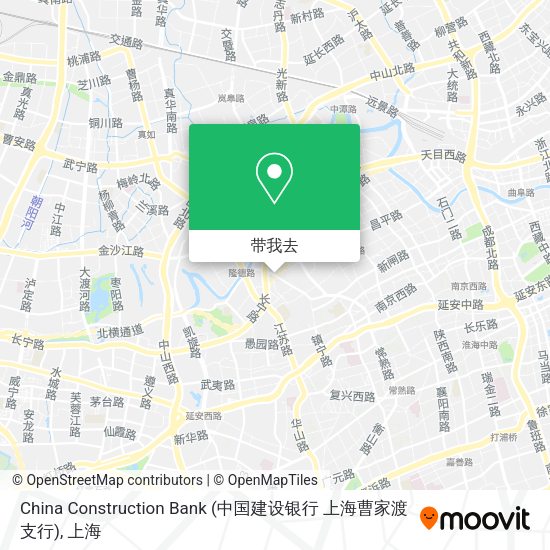 China Construction Bank (中国建设银行 上海曹家渡支行)地图