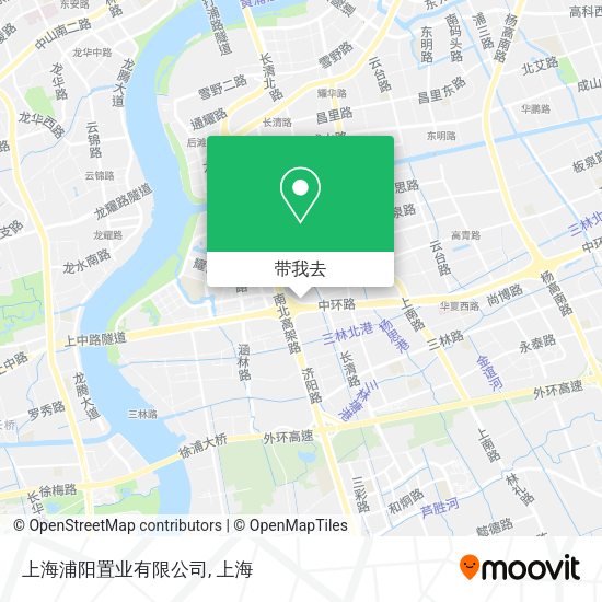 上海浦阳置业有限公司地图