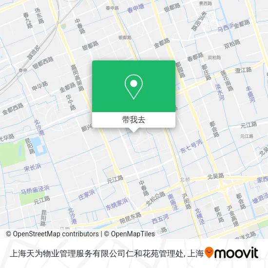 上海天为物业管理服务有限公司仁和花苑管理处地图