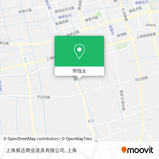 上海展达商业道具有限公司地图