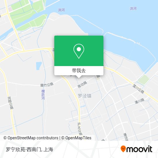 罗宁欣苑-西南门地图