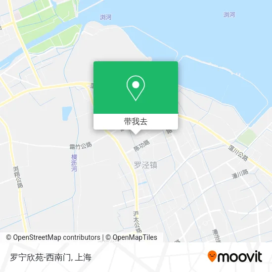 罗宁欣苑-西南门地图