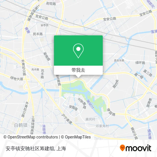 安亭镇安驰社区筹建组地图