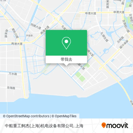 中船重工舸杰(上海)机电设备有限公司地图