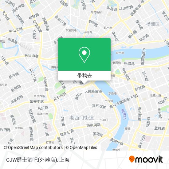 CJW爵士酒吧(外滩店)地图