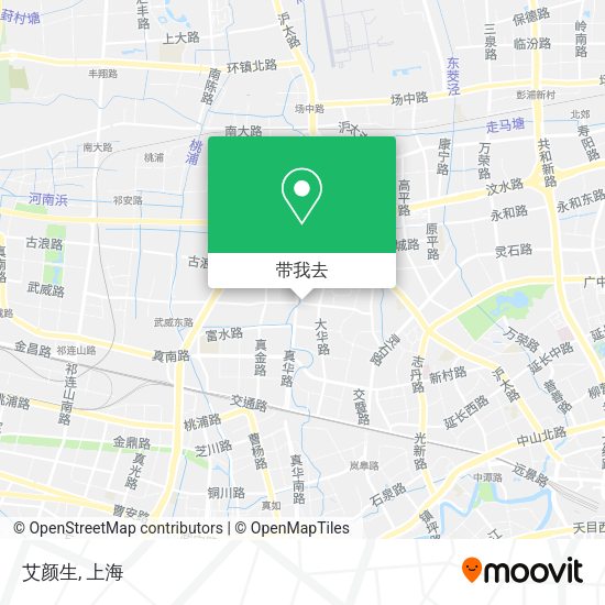 艾颜生地图