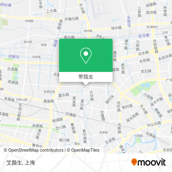 艾颜生地图