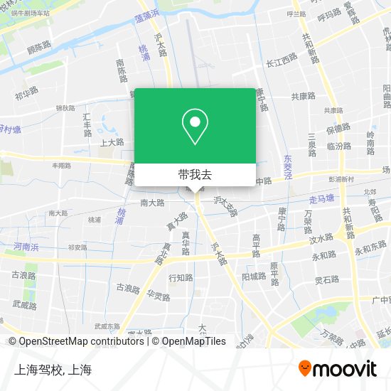 上海驾校地图