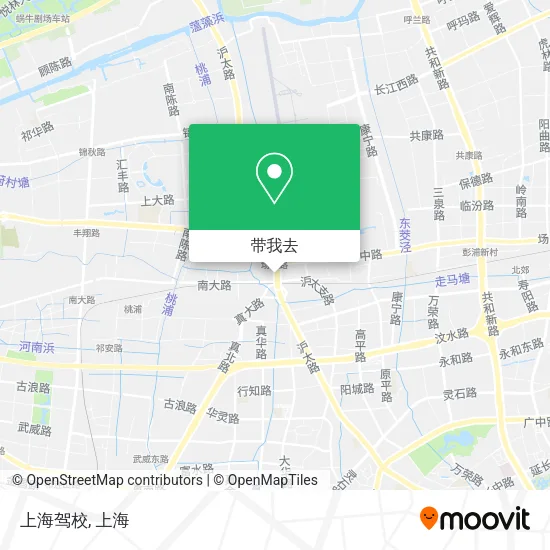 上海驾校地图