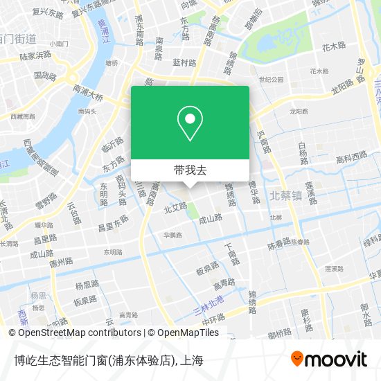 博屹生态智能门窗(浦东体验店)地图