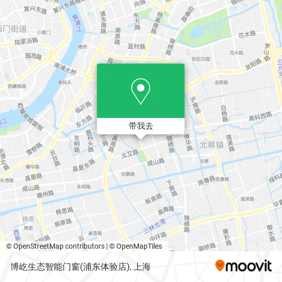 博屹生态智能门窗(浦东体验店)地图