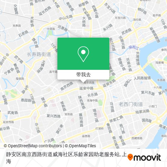 静安区南京西路街道威海社区乐龄家园助老服务站地图