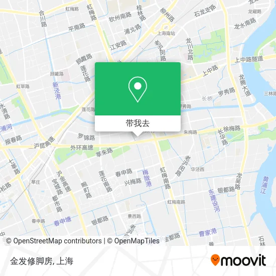 金发修脚房地图