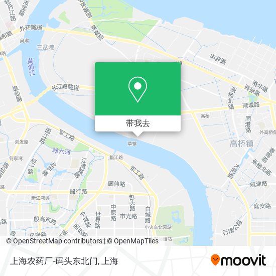 上海农药厂-码头东北门地图