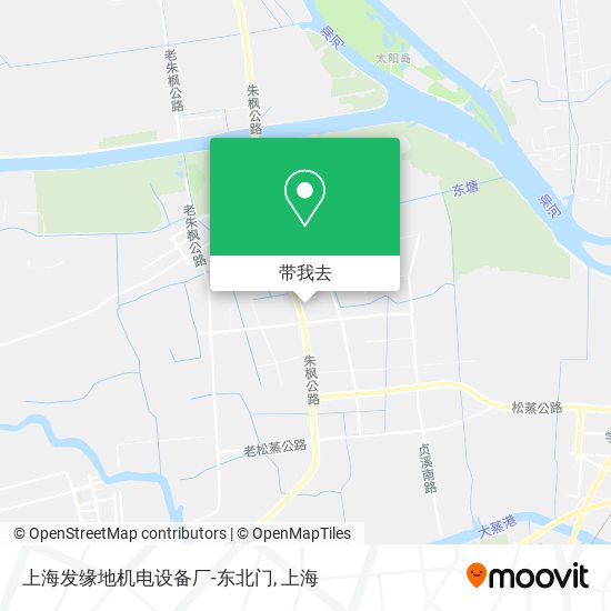 上海发缘地机电设备厂-东北门地图