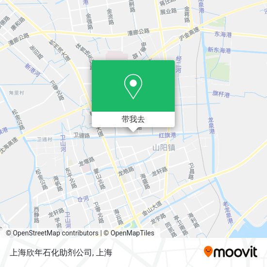 上海欣年石化助剂公司地图