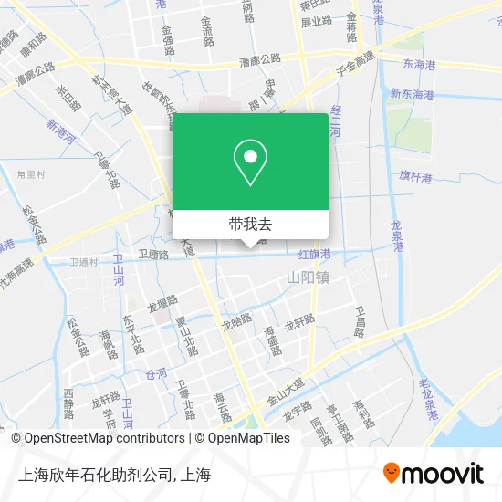 上海欣年石化助剂公司地图