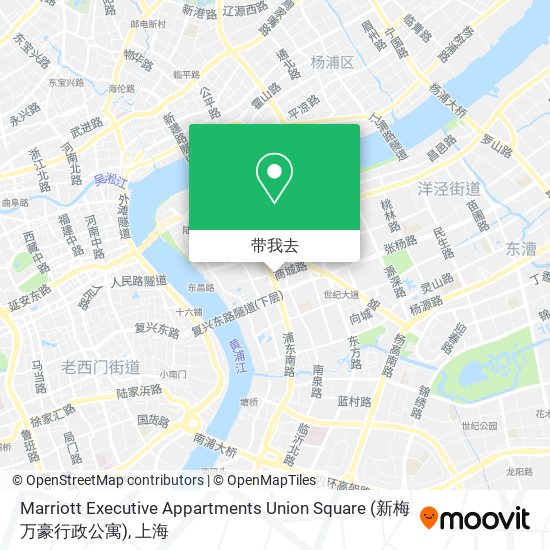 Marriott Executive Appartments Union Square (新梅万豪行政公寓)地图