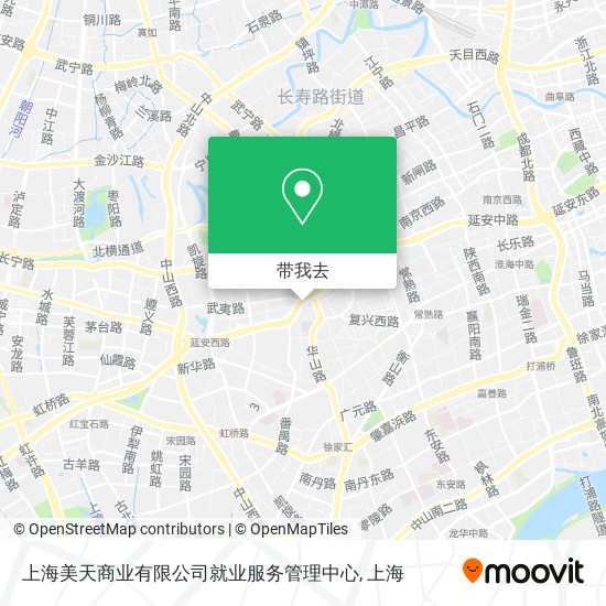 上海美天商业有限公司就业服务管理中心地图