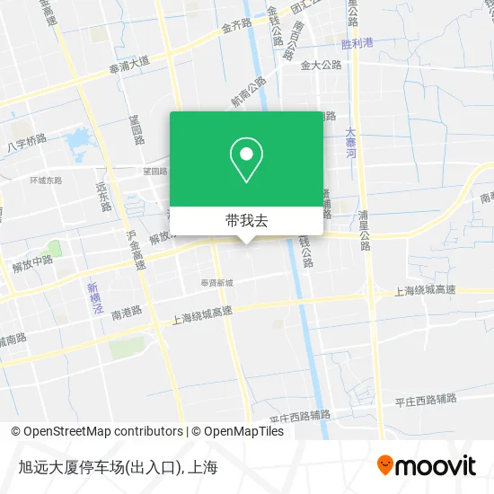 旭远大厦停车场(出入口)地图