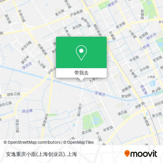 安逸重庆小面(上海创业店)地图