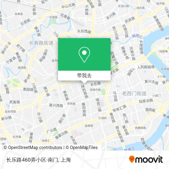 长乐路460弄小区-南门地图