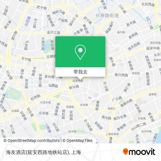 海友酒店(延安西路地铁站店)地图