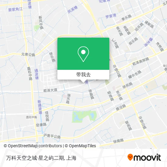 万科天空之城·星之屿二期地图