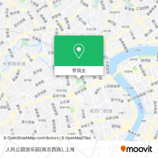 人民公园游乐园(南京西路)地图
