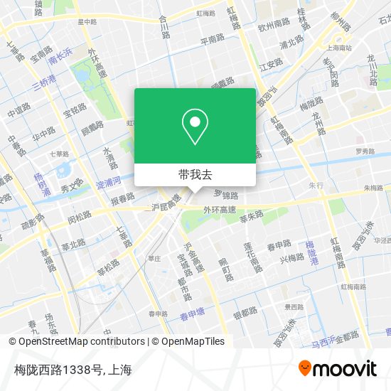 梅陇西路1338号地图