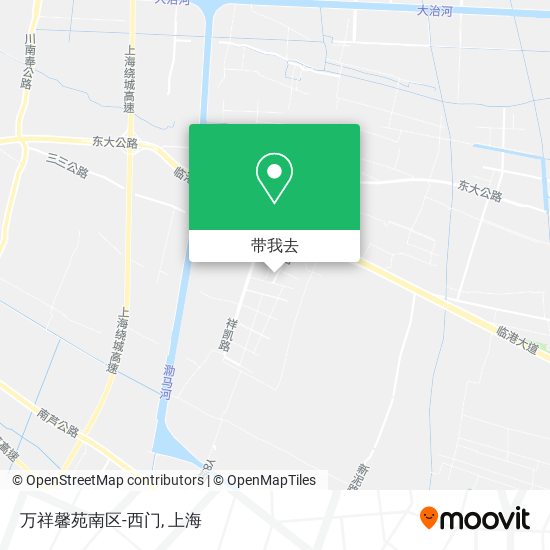 万祥馨苑南区-西门地图