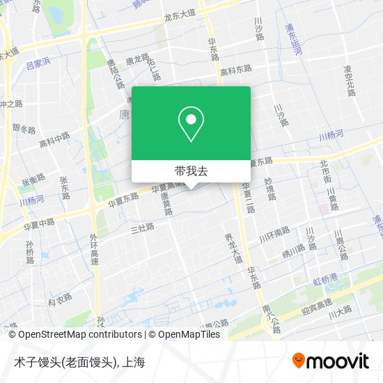 术子馒头(老面馒头)地图
