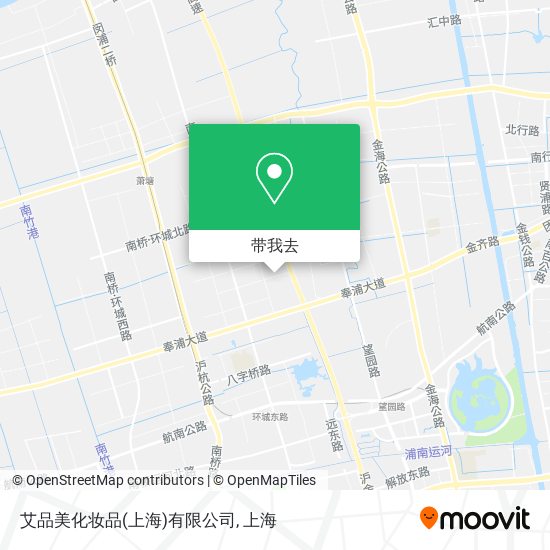 艾品美化妆品(上海)有限公司地图