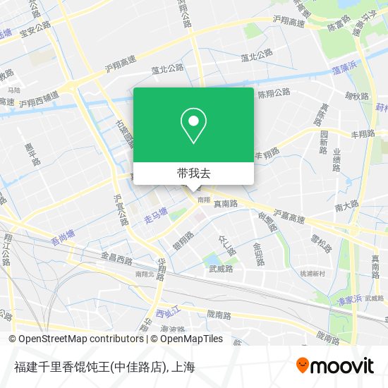 福建千里香馄饨王(中佳路店)地图