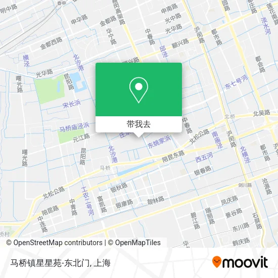 马桥镇星星苑-东北门地图