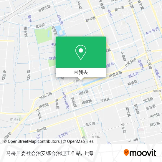 马桥居委社会治安综合治理工作站地图