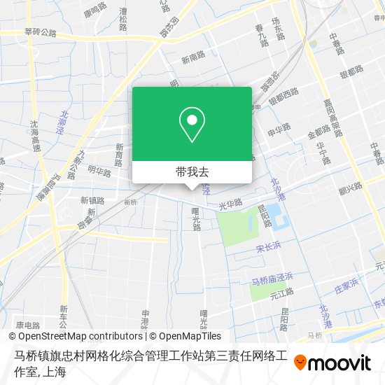 马桥镇旗忠村网格化综合管理工作站第三责任网络工作室地图
