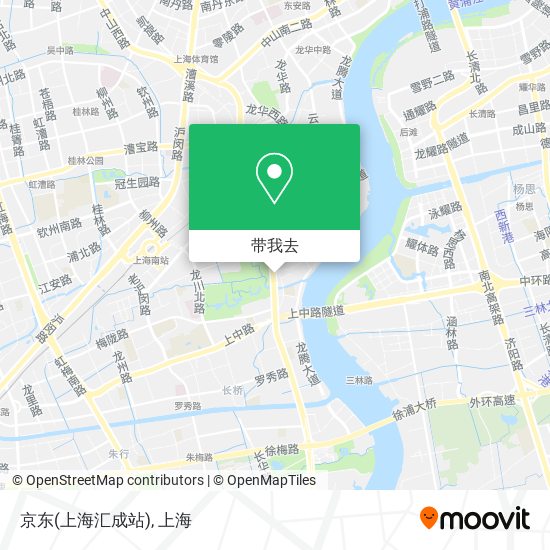 京东(上海汇成站)地图