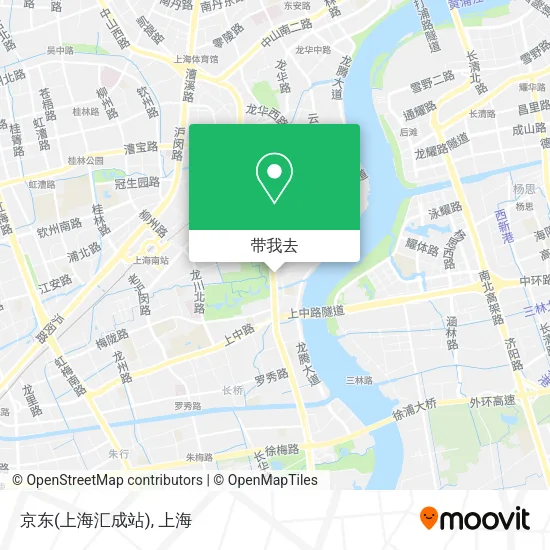 京东(上海汇成站)地图