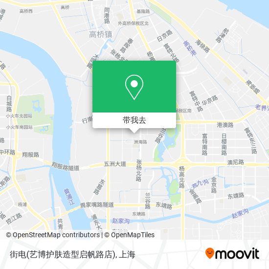 街电(艺博护肤造型启帆路店)地图