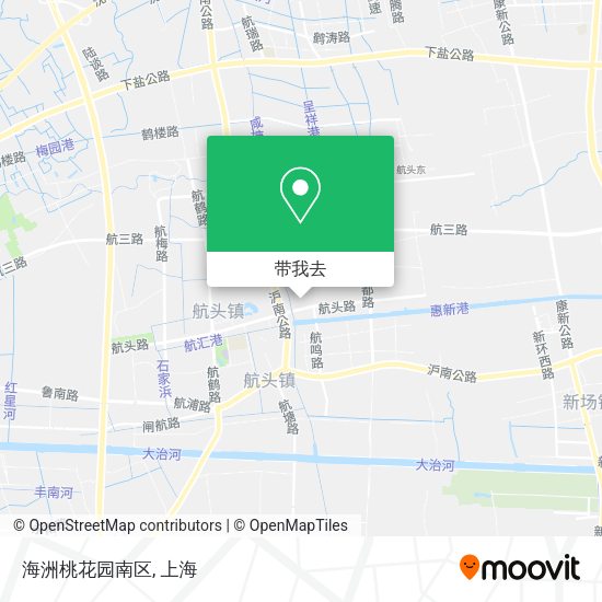 海洲桃花园南区地图