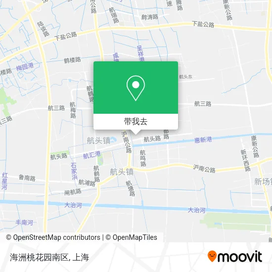 海洲桃花园南区地图