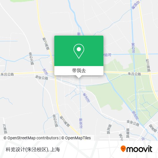 科览设计(朱泾校区)地图