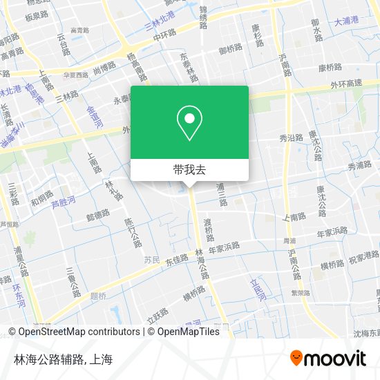 林海公路辅路地图