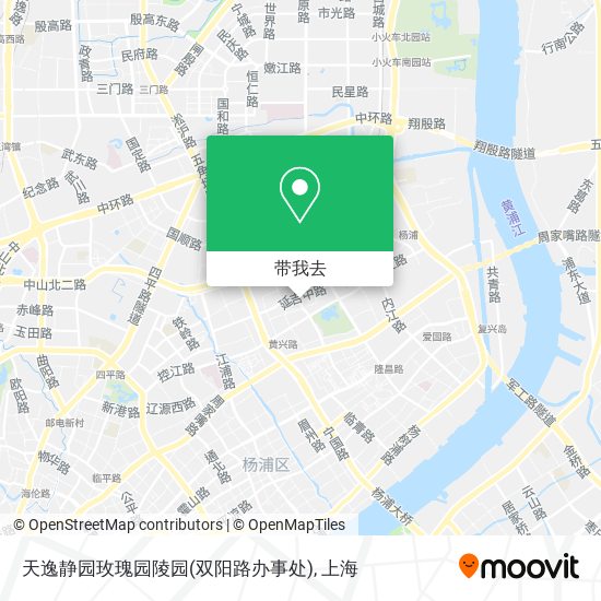 天逸静园玫瑰园陵园(双阳路办事处)地图