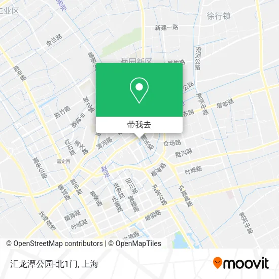 汇龙潭公园-北1门地图