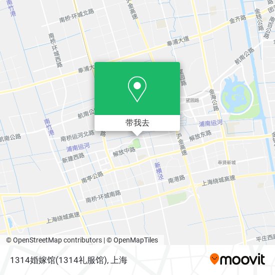 1314婚嫁馆(1314礼服馆)地图