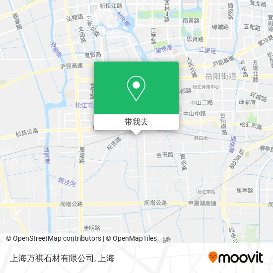 上海万祺石材有限公司地图
