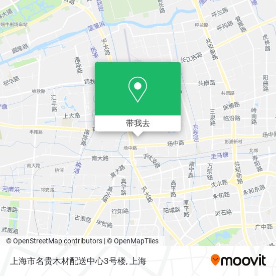 上海市名贵木材配送中心3号楼地图