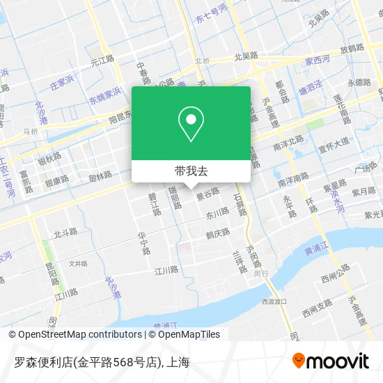 罗森便利店(金平路568号店)地图